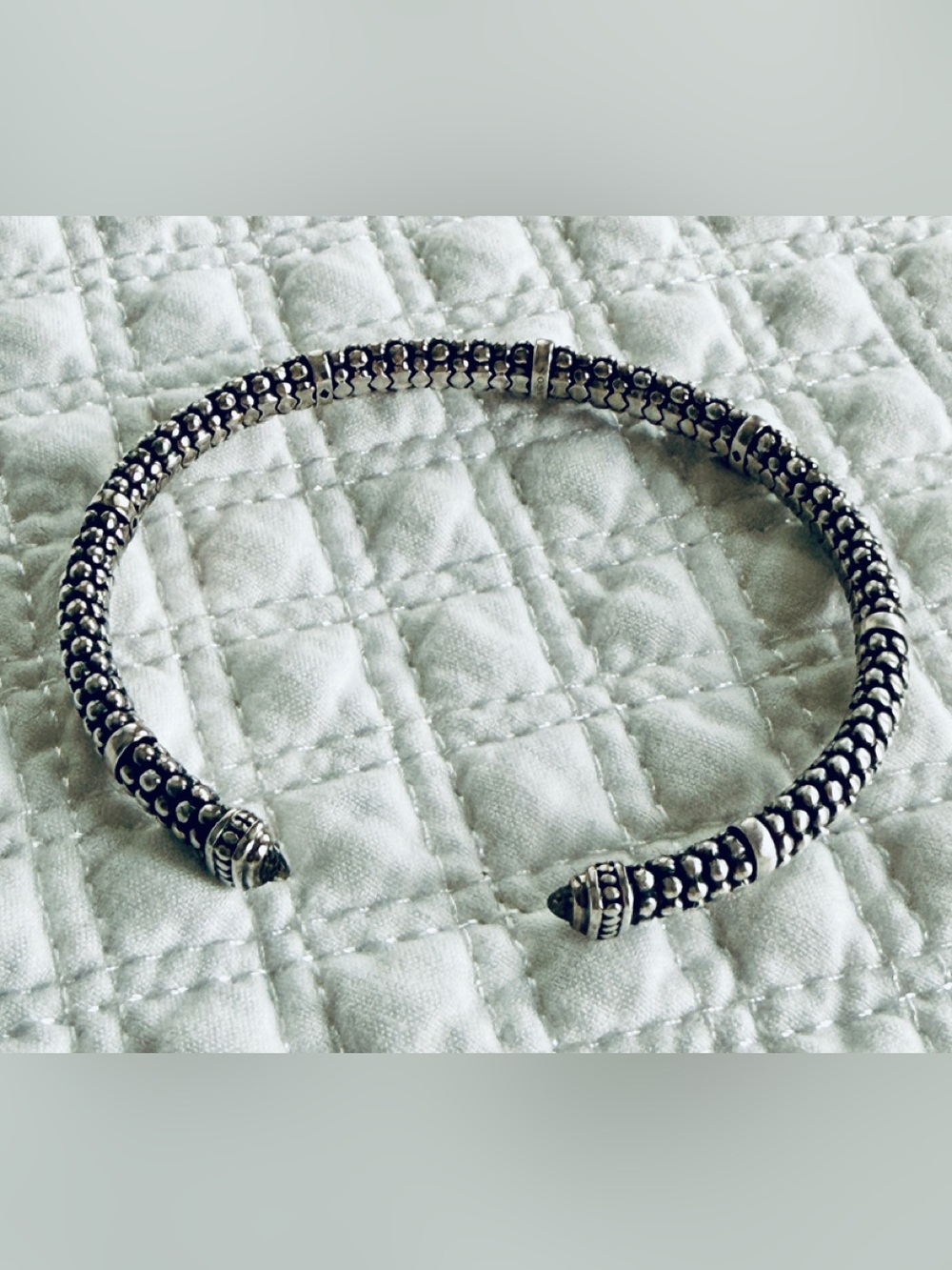 Lagos Caviar bracelet cuff